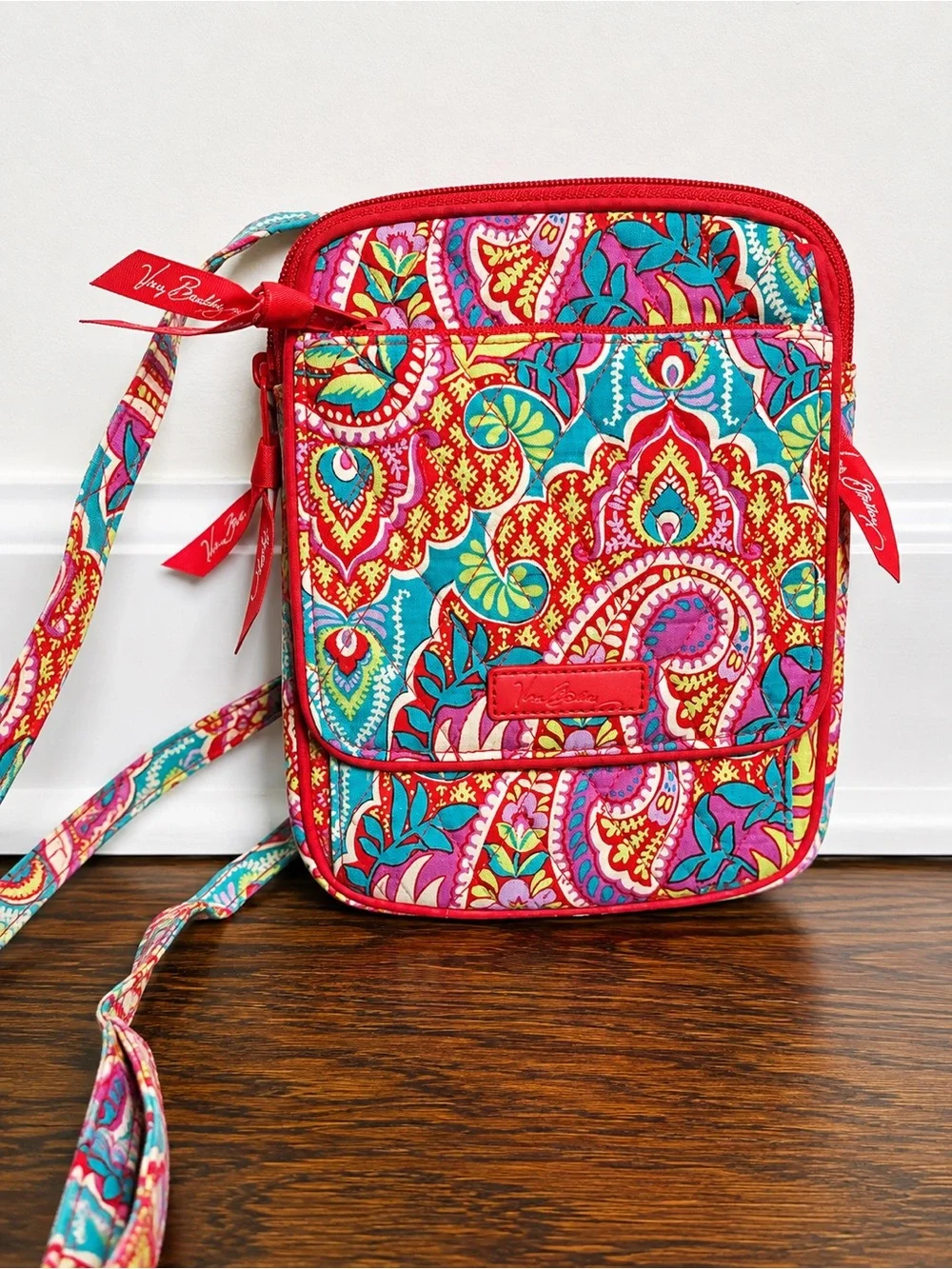 Vera Bradley Mini Hipster Crossbody Paisley in Paradise Retired Floral Bag